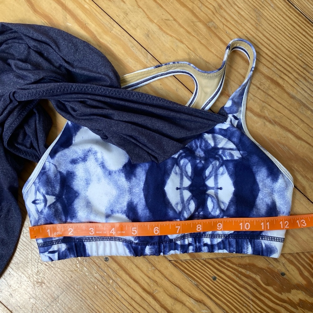Lululemon Women's Practice Freely Tank Top Size 6 Heathered Deep Indigo - Picture 7 of 8
